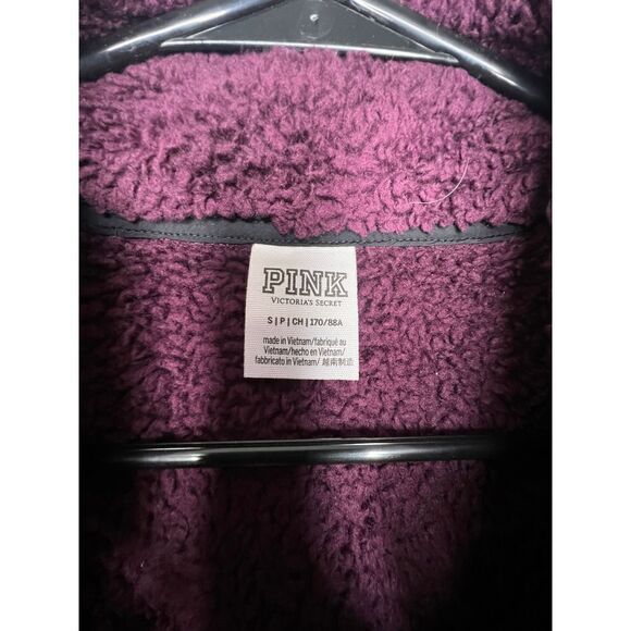 PINK Quarter Zip Teddy Jacket - Picture 2 of 3